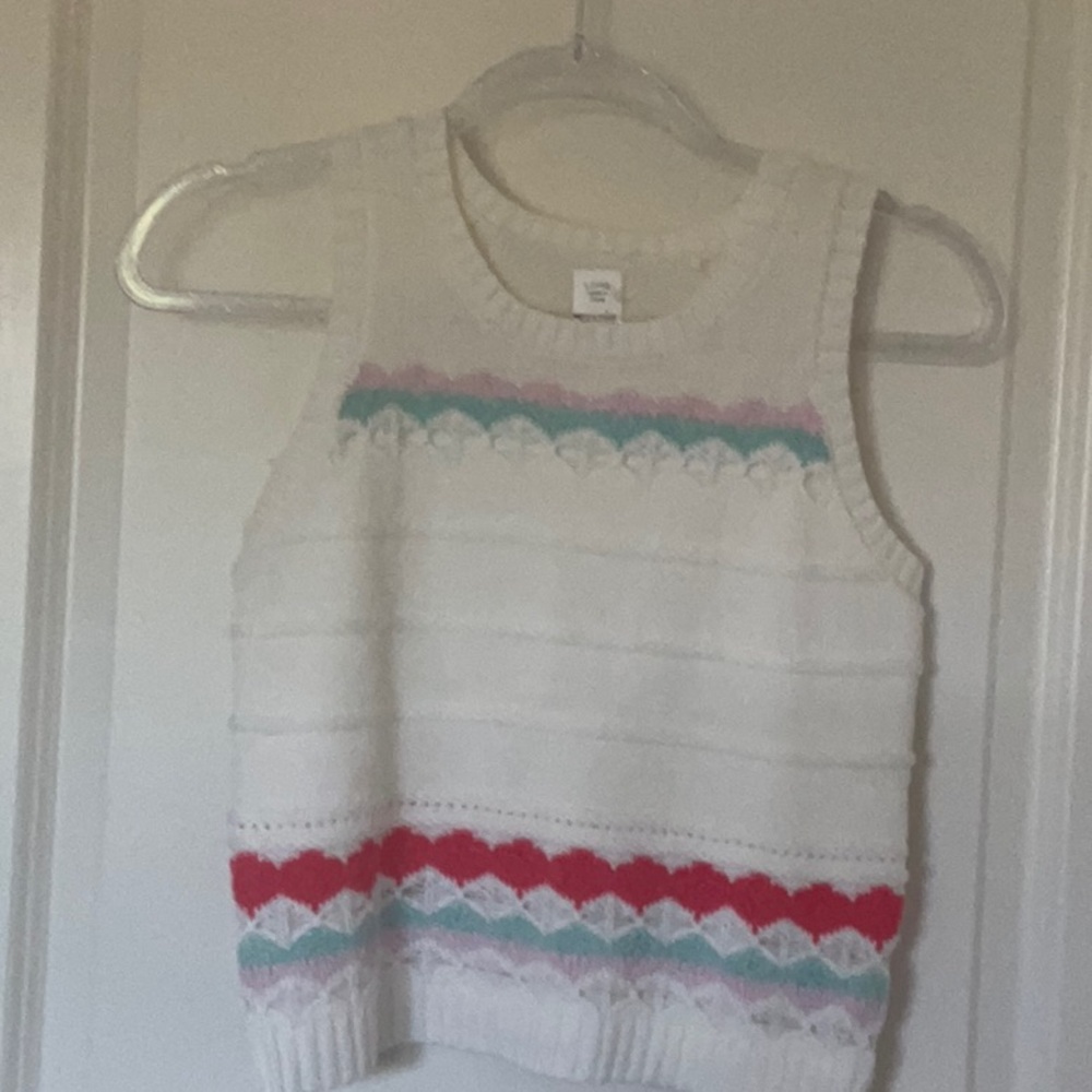 N with out Tag: Brand: Elsie, Colorful Knit Kids Tank Top